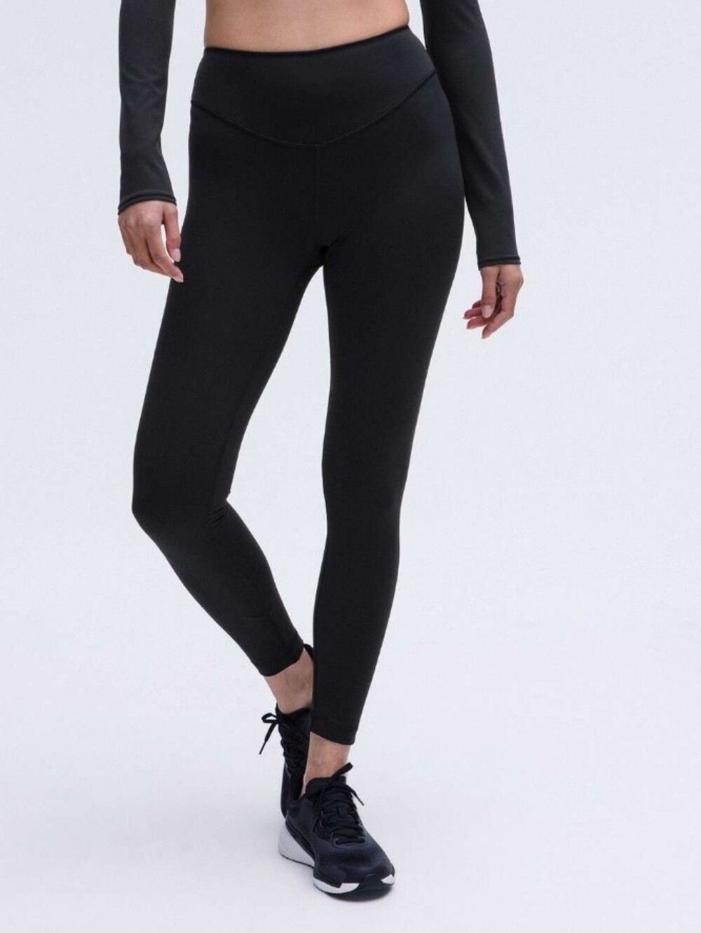 Lululemon Wunder Under Nulux High Rise Tight Leggings  Rare 6 Black
